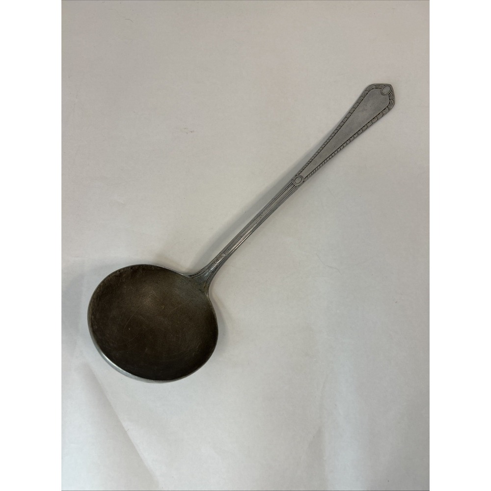 Vintage Antique Aluminum Ladle Serving Spoon Germany 12 Inch